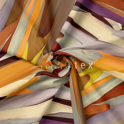 Viskose, Jersey, Stoffe, Streifen, grafisch