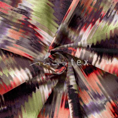 Viskose, Jersey, Stoffe, Grafisch, leuchtende Farben, Striche