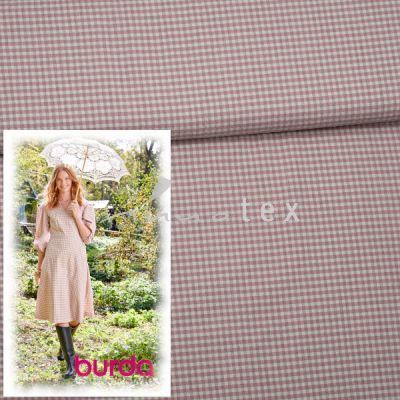Burda - Modell 105 Wickelkleid, Baumwollstoff Karo