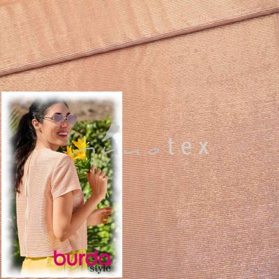 Burda Style - Modell 121 T-Shirt, Tüll mit Glanzstreifen