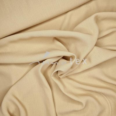 Viskosestoff gecrasht beige