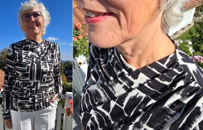 Shirt mit Drappierung nähen